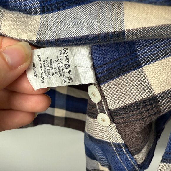 J Crew Factory Men's Slim Fit Flannel Oxford Shirt, Size XL - Picture 7 of 7